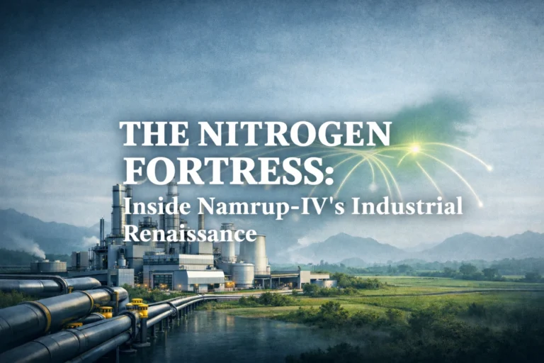 Namrup-IV ammonia-urea fertiliser complex in Assam symbolising India’s push for urea self-reliance and industrial growth in the Northeast.