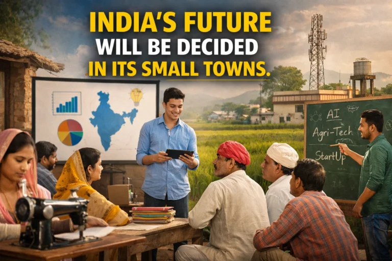 AI literacy workshop in rural India showcasing digital empowerment and local entrepreneurship