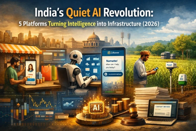 Indian AI platforms transforming retail, agriculture, enterprise automation and legal systems in 2026