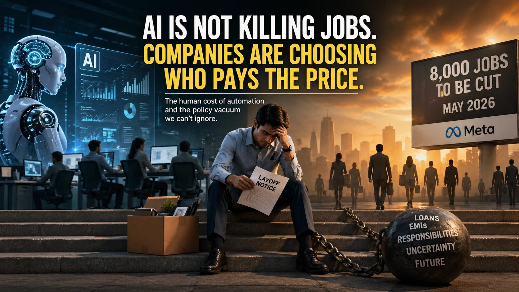 AI job loss impact on young professionals and economy in India