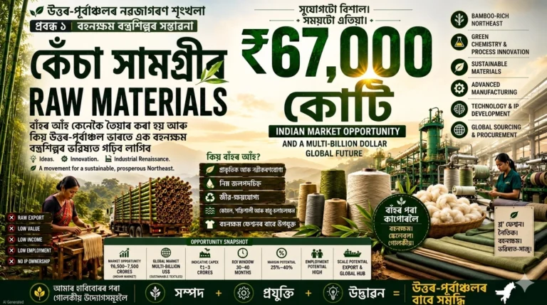 অসমীয়া তথ্যচিত্ৰ প্ৰচ্ছদ - উত্তৰ-পূৰ্বাঞ্চলত বাঁহৰ আঁহ উৎপাদন আৰু ৬৭,০০০ কোটি টকাৰ অৰ্থনৈতিক সম্ভাৱনা
