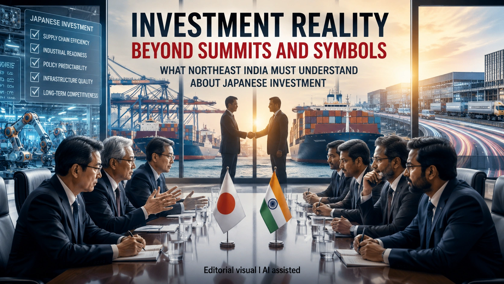 Japanese investment and foreign capital analysis for Northeast India economic development
