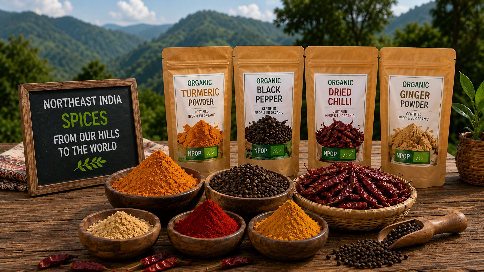 New organic spice processing plant in Ri-Bhoi Meghalaya opens export opportunities for Northeast India spice growers
