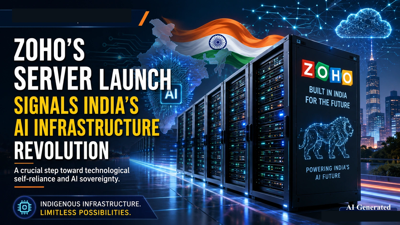 Zoho server launch marks India’s emerging AI infrastructure revolution and technological self-reliance