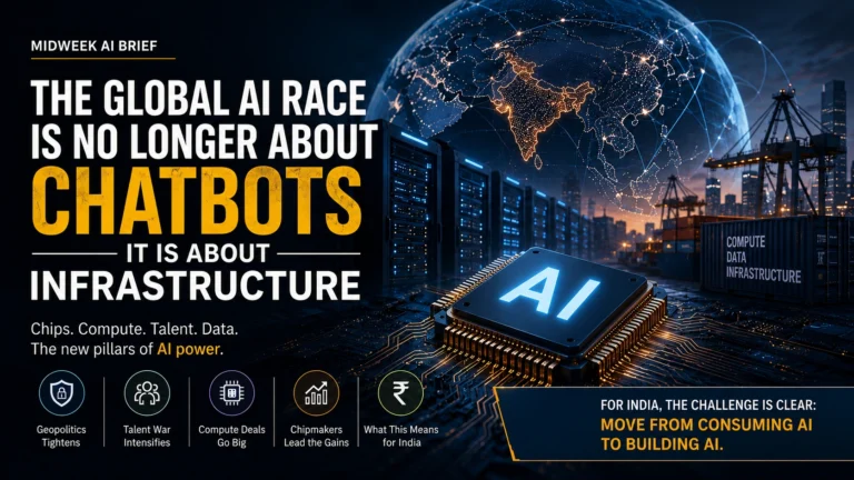 Global AI race shifting from chatbots to AI infrastructure, semiconductor chips, compute power and India’s future AI strategy